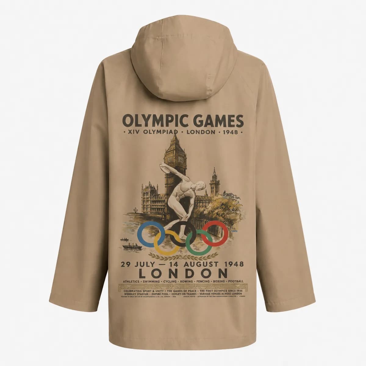 Collection 001 (Instant Vintage). Adidas x o.o.o.c . Rain Parka Olympics one of one